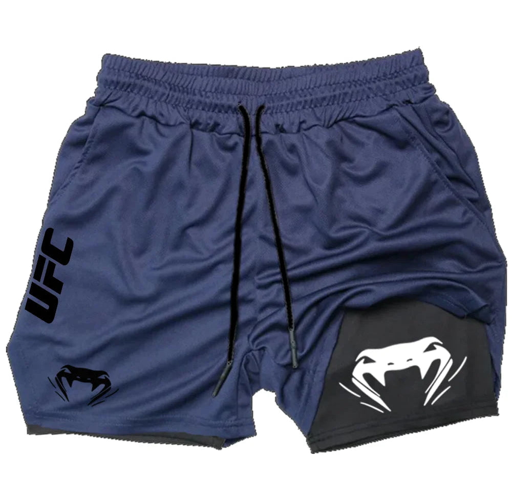 2 in 1 Compression and flexibility training shorts