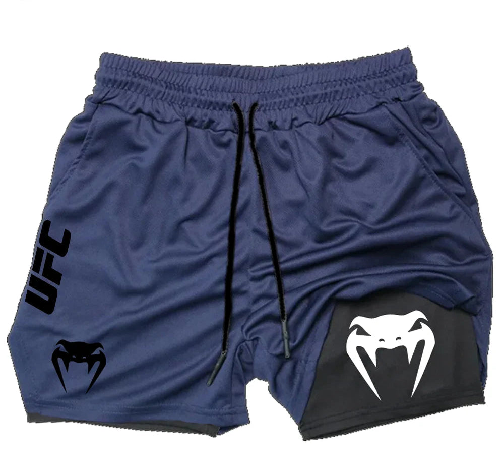 2 in 1 Compression and flexibility training shorts