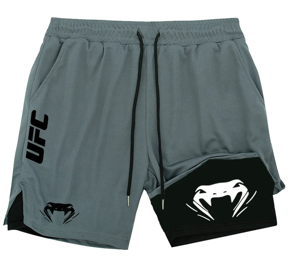 2 in 1 Compression and flexibility training shorts