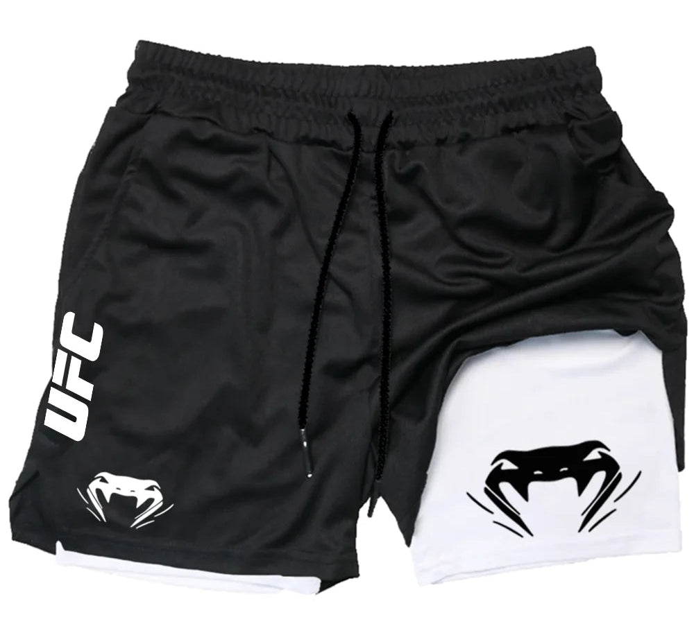 2 in 1 Compression and flexibility training shorts