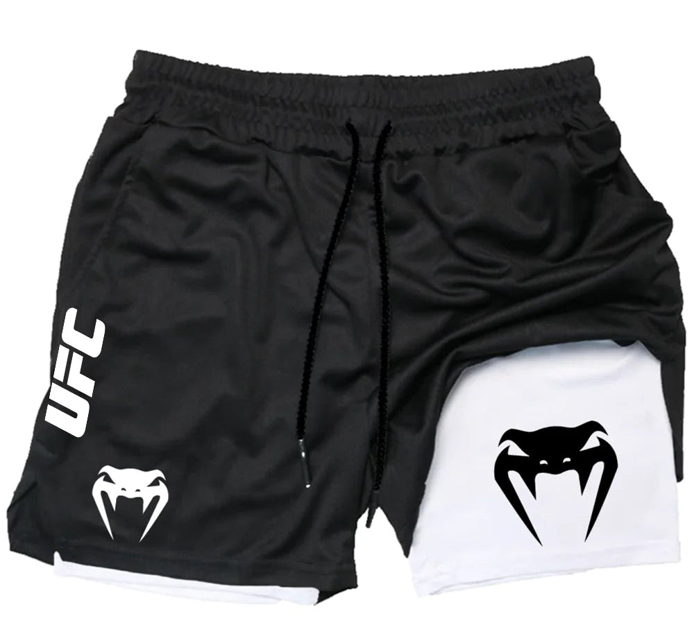 2 in 1 Compression and flexibility training shorts